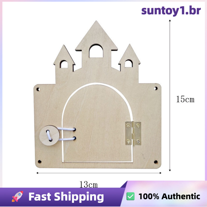 Bebê Montessori Ocupy Board DIY Brinquedos Educação Infantil Brinquedo Habilidade de Aprendizagem para Crianças