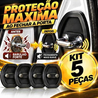 Conjunto Protetores de Porta Automotiva em Silicone Amortecedor Anti Ruído Anti Impacto para Carro