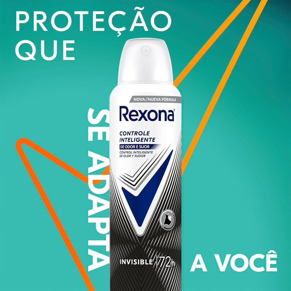 Kit Desodorante Aerosol Rexona Feminino Invisible 150ml - 4 Unidades · foto 2