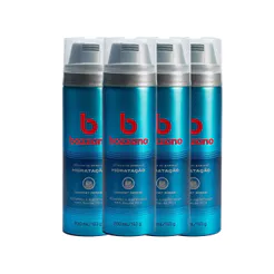 Kit Espuma De Barbear Bozzano Hidratação 190g - 4 Unidades