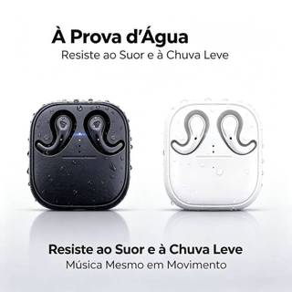 Fones de ouvido intra-auriculares sem fio com Bluetooth, modo de hibernação, compactos e portáteis T-70