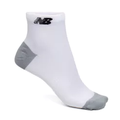 Meia Unissex New Balance Cano Curto Branco/Cinza