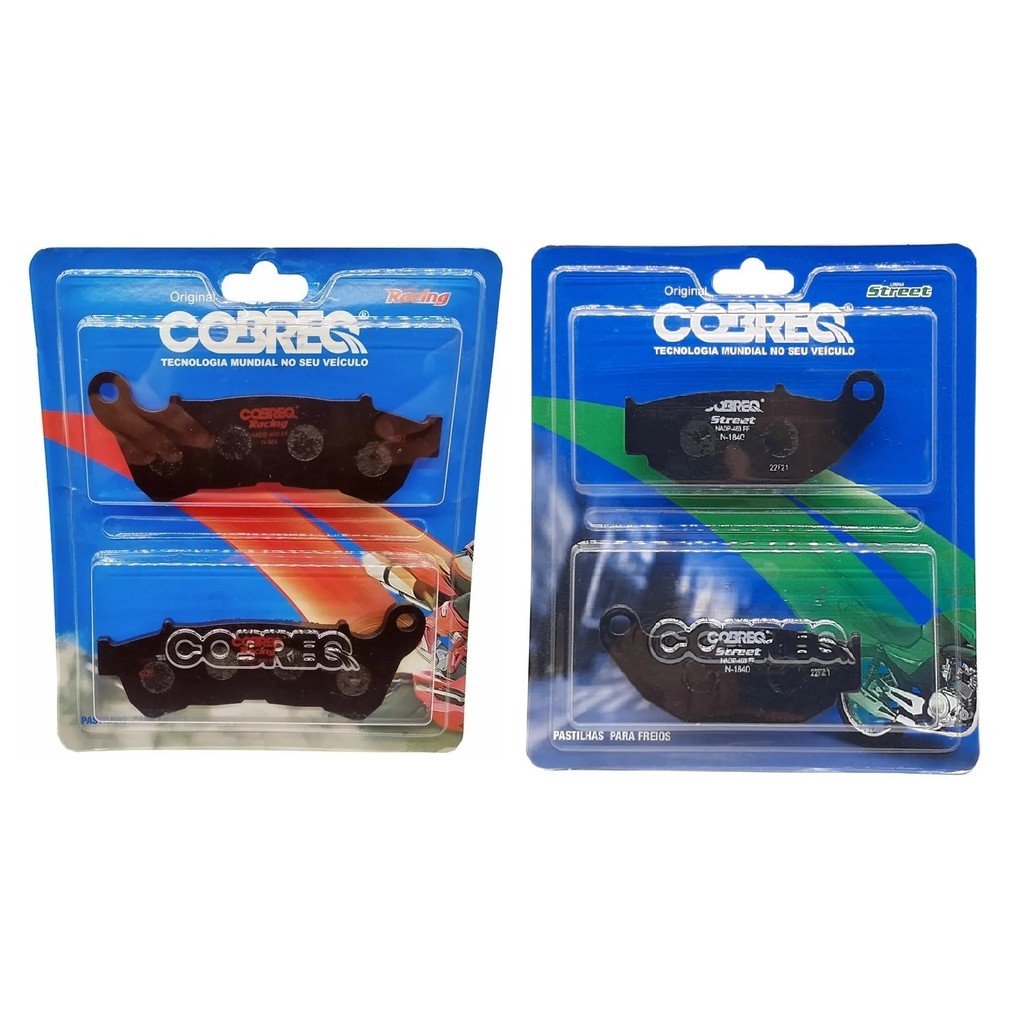 KIT PASTILHA FREIO COBREQ PARA HONDA CB 250 F TWISTER 2018 a 2022 CBS CB 300 F TWISTER em Oferta na Shopee