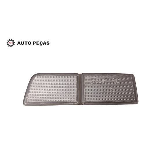 Refletor Esquerdo Aplique Parachoque Golf 1998   Branco