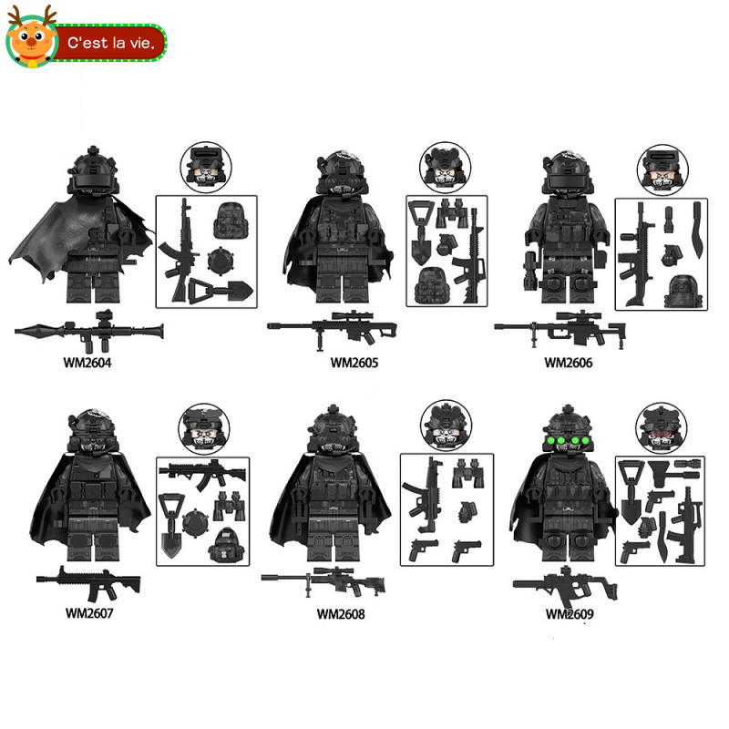 Crianças brinquedos menino presentes decorações de mesa bonecas das forças especiais em Oferta na Shopee