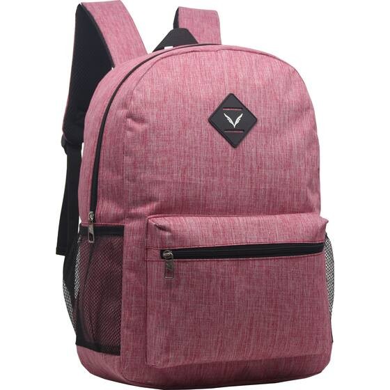 Mochila De Costas Juvenil Resistente Faculdade Trabalho Reforçada -Rosa YEPP