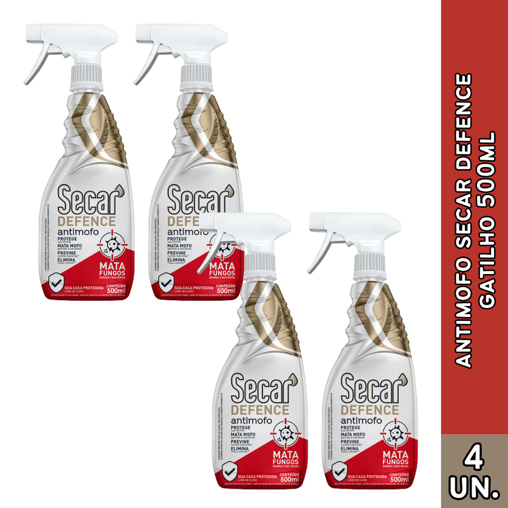 Secar Defence Anti Mofo Gatilho 500ml Escolha a Quantidade