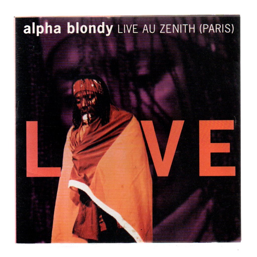 CD ALPHA BLONDY - LIVE AU ZENITH