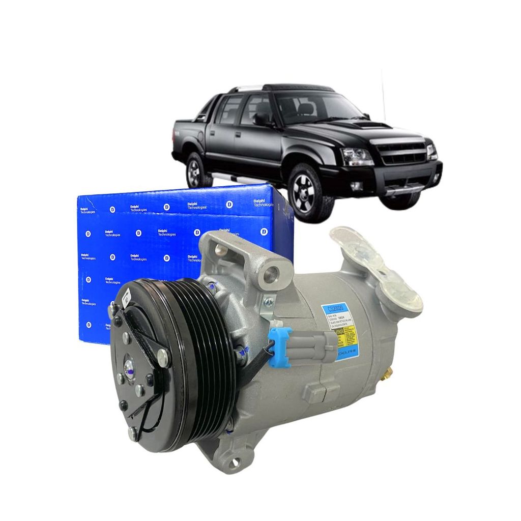 Compressor Ar Para S10 2.2 2000 a 2001 Original Delphi Compressor Ar Condicionado S10 2.2
