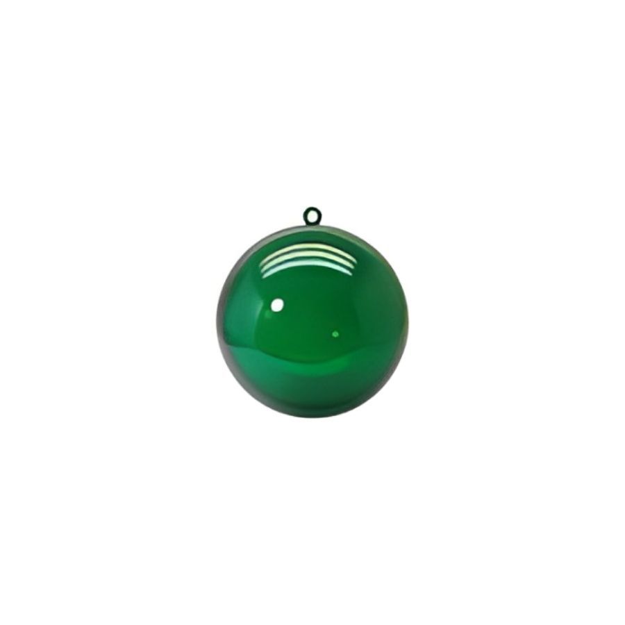 Bola de Acrílico Verde - 10cm - 5 unidades - Rizzo