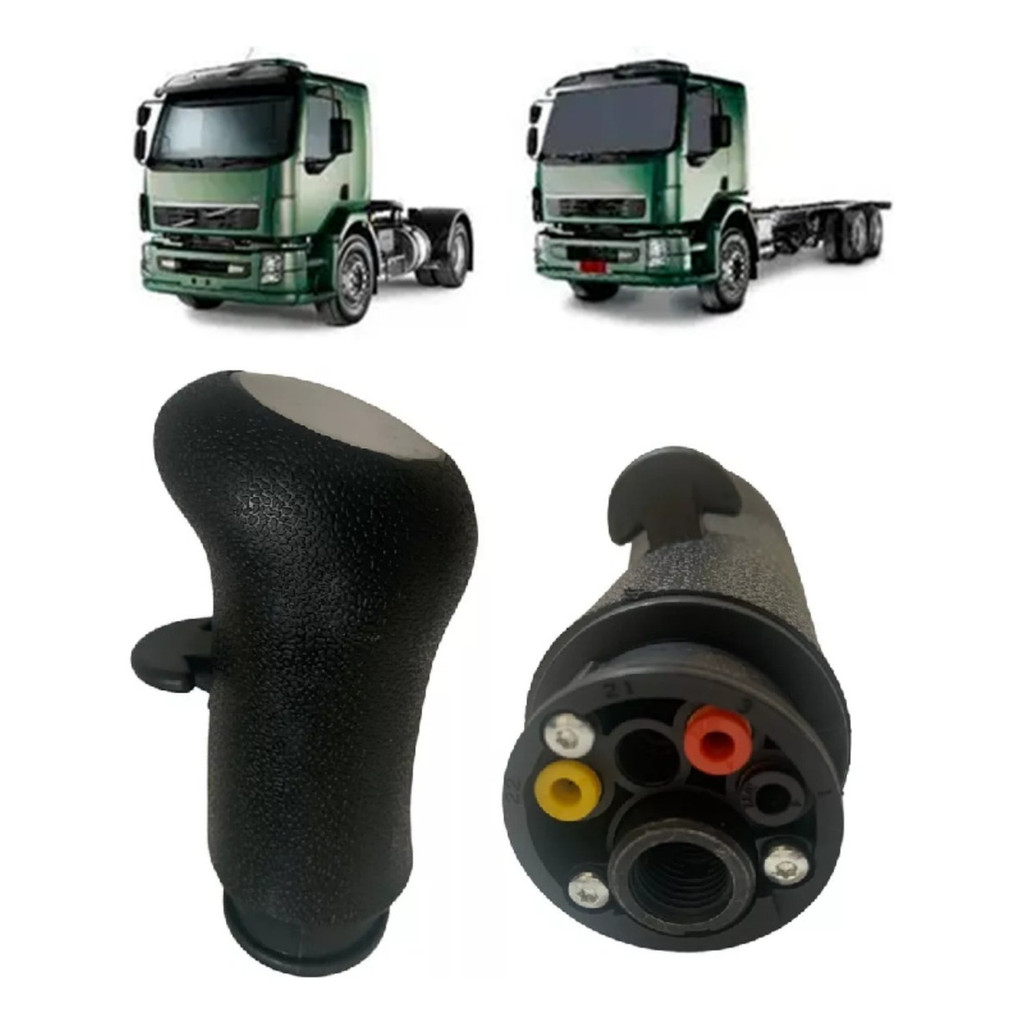 Manopla Cambio 8 Lisa S/marchas Volvo Vm 210 220 240 260 270 Preto