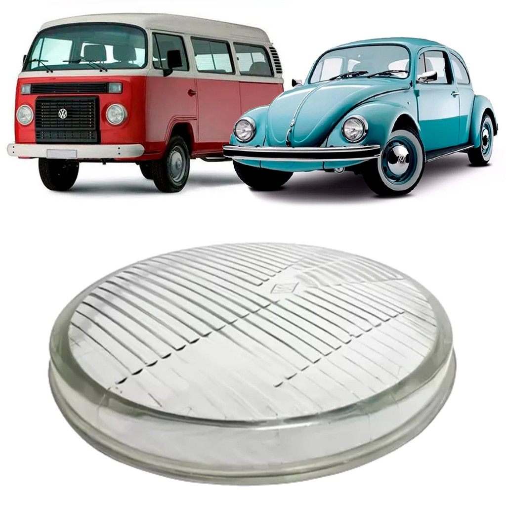 Lente do Farol Fusca Kombi Passat 1973 1974 1975 1976 1977 A 2014 Vidro