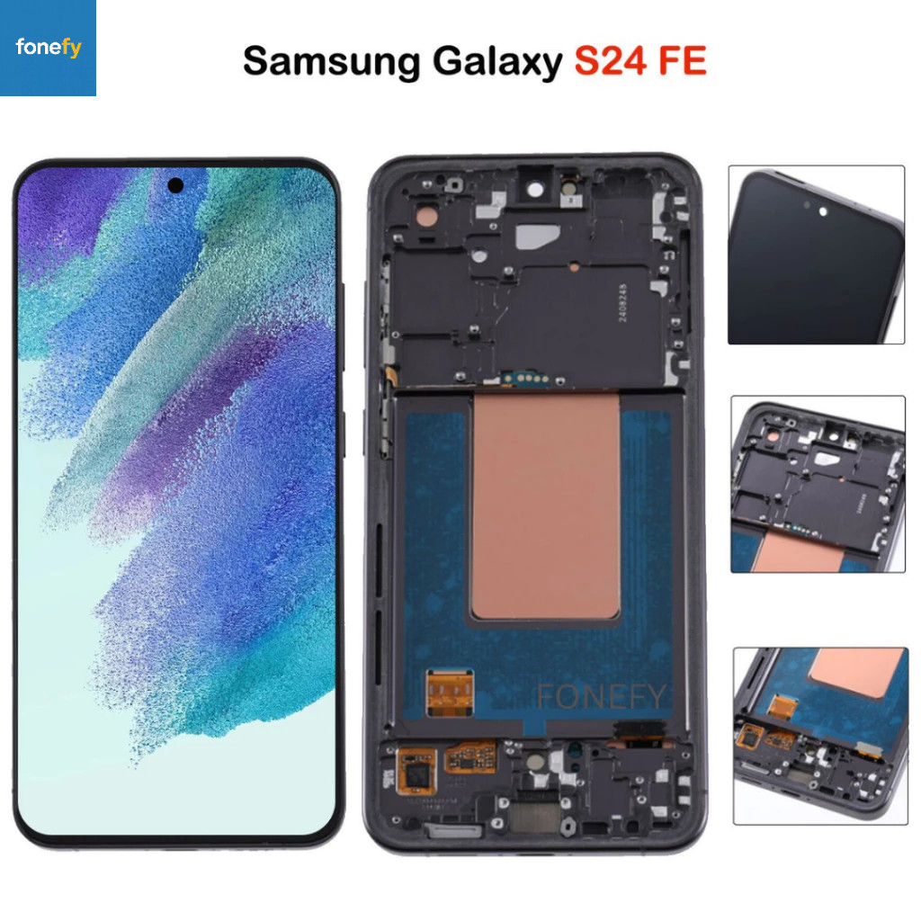 Display tela Para Samsung Galaxy S24 fe - OLED com aro preto
