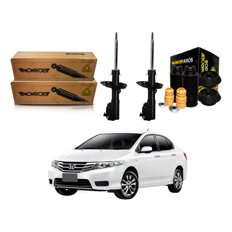 Kit Amortecedor Dianteiro City 1.5 2009 A 2013 em Oferta na Shopee