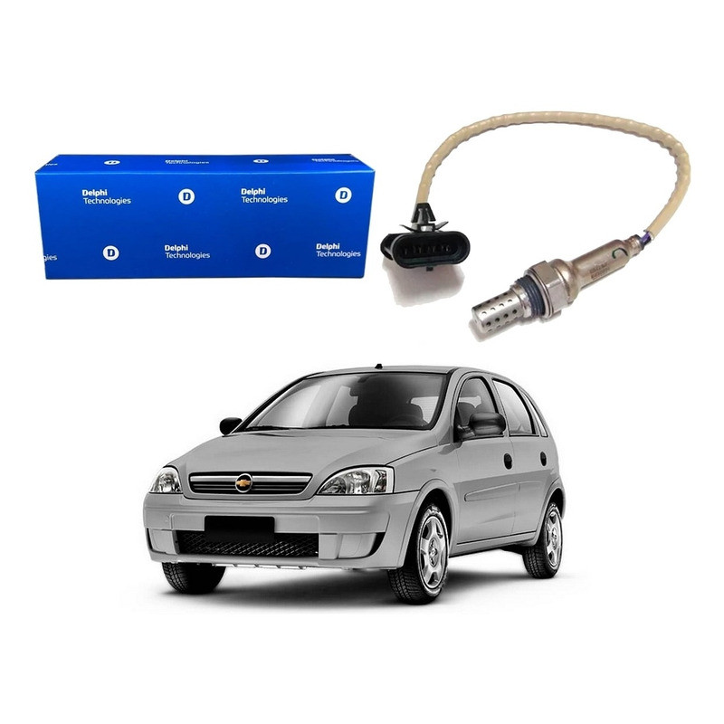 Sonda Lambda Pre Pos Corsa 1.4 Flex 2007 A 2012 em Oferta na Shopee