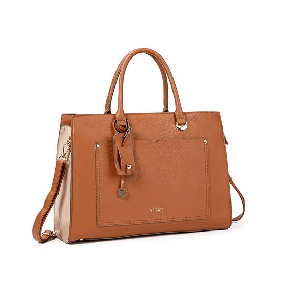 bolsa Pasta executiva em material PU com Porta Notebook Feminina
