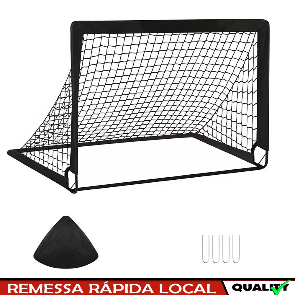 Baliza de futebol infantil para quintal, 1 peças, baliza de futebol dobrável para brincar, camping, esportes, viagens