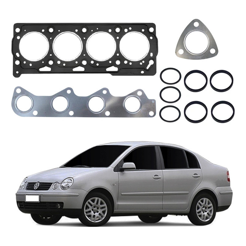 Jogo Junta Cabeçote Sabo Polo Sedan 1.6 8v 2003 A 2006