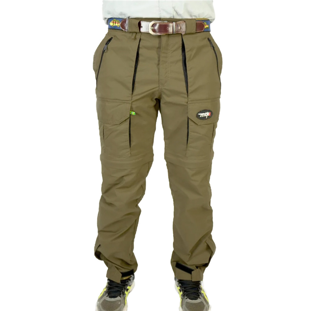 Calça Bermuda de Pesca Amazon MTK Caqui Masculina - UV 50+