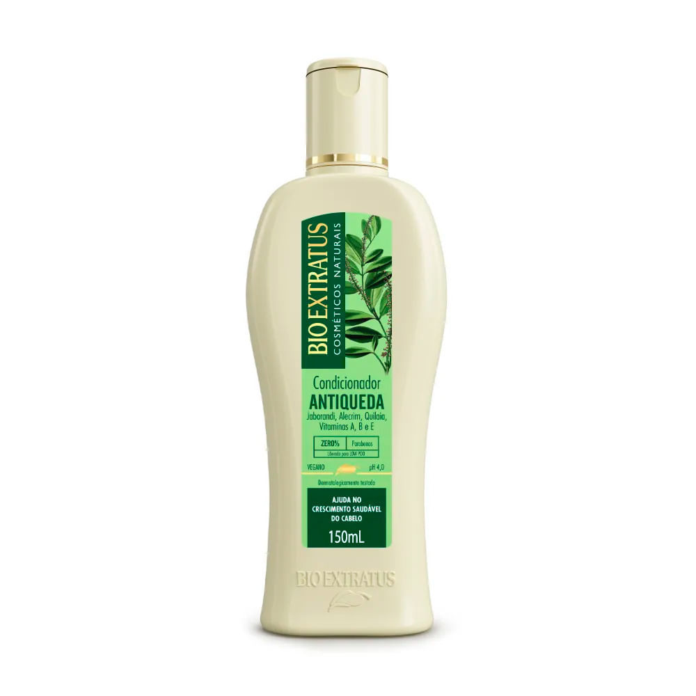 Detalhes do Kit Bio Extratus Antiqueda Jaborandi Shampoo 250ml e Ganhe Condicionador 150ml