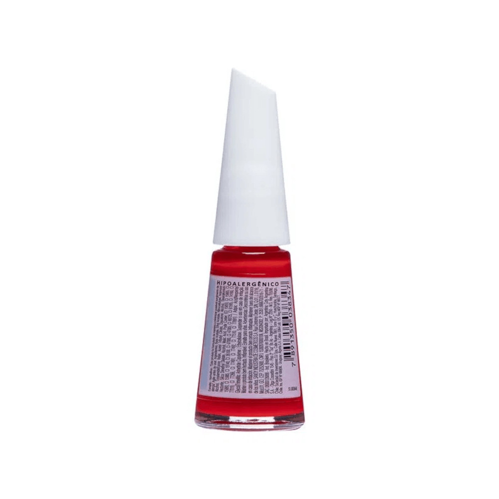 Detalhes do Esmalte Risqué Vermelho Felicidade