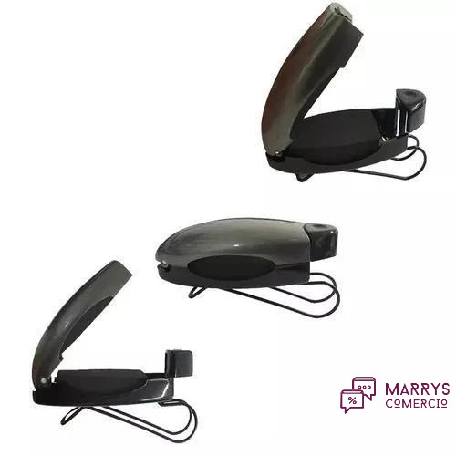 Porta Óculos Veicular Premium Clip Suporte Quebra Sol Carro Universal em Oferta na Shopee