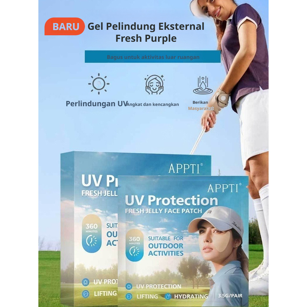 【Contra Raios UV】Protetor Solar Facial Hidrogel/Adesivo/UV/Proteção Diário