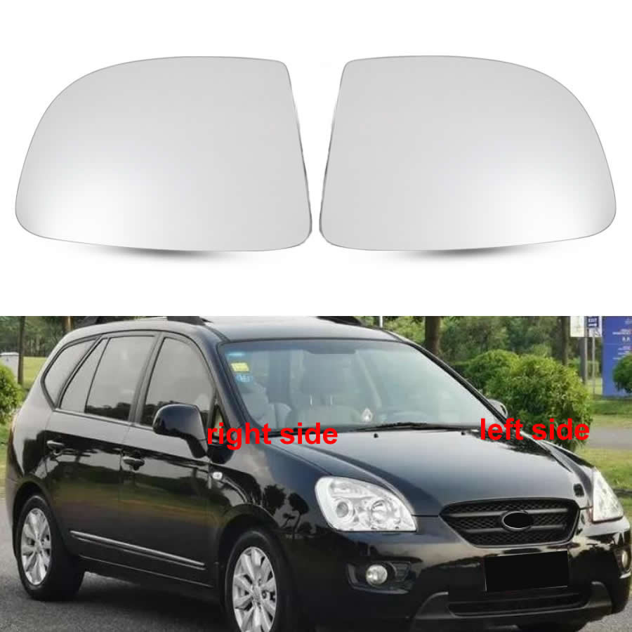 Para Kia Carens 2007-2011 Espelhos Laterais Exteriores Lente Reflexiva Lentes De Espelho Retrovisor Com Aquecimento 0682