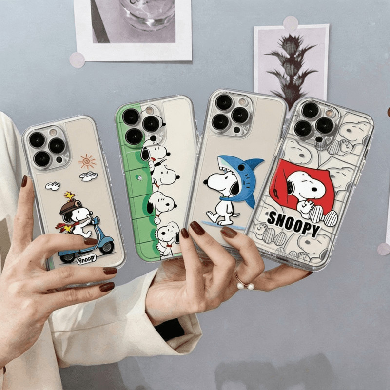 Capa Para Samsung Galaxy A57 A16 A06 A07 A35 A33 A32 A55 A15 A25 A05 A05S A54 A24 A34 A52 A52S A56 A36 Snoopy Bonito Mac