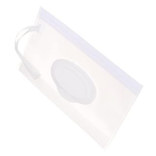 Estojo Transparente para Lenços Umedecidos de Bebê, Porta-Lenços para Viagem, Mantém os Lenços Úmidos, Conjunto de Porta