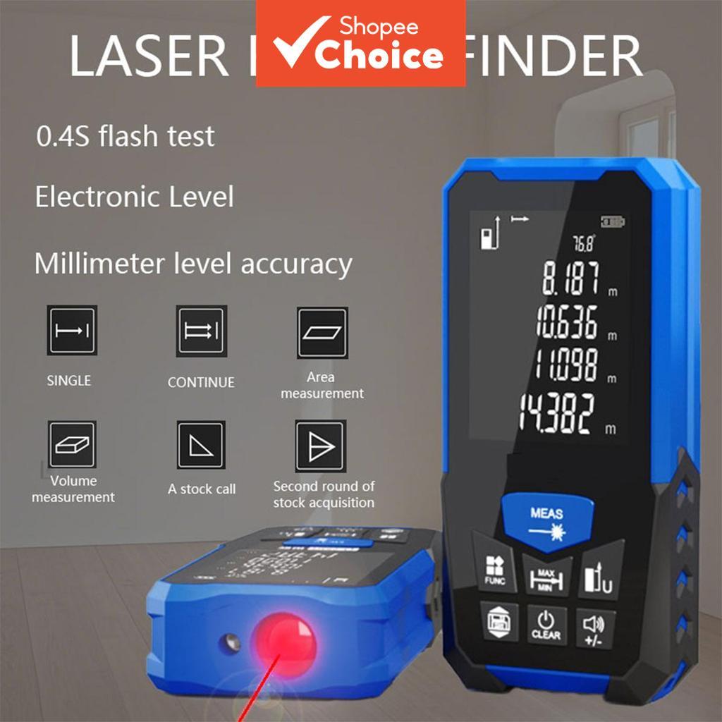 Medidor de Distância a Laser com Múltiplas Modos de Medição, Troca de Unidades M/Pé/Pol (Polegada), Bateria Inclusa, 5