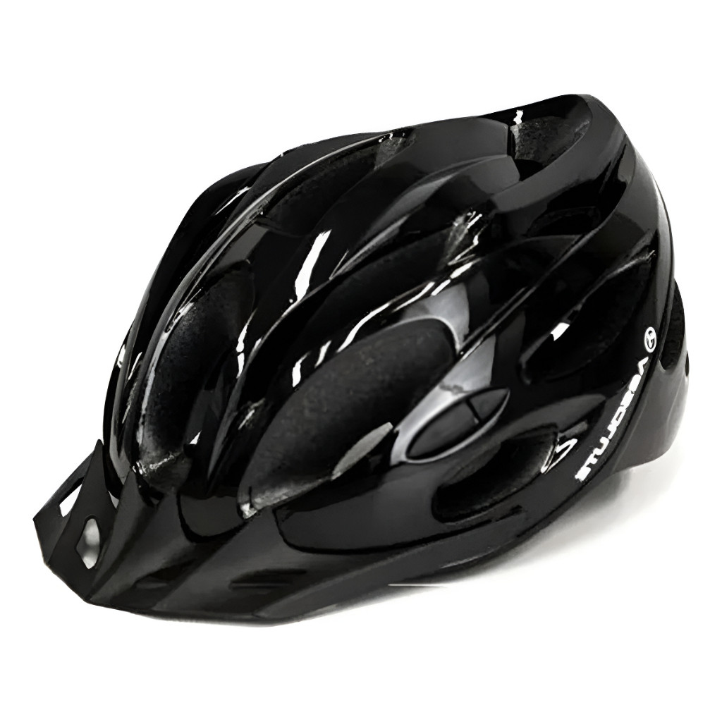 CAPACETE CICLISMO ABSOLUTE NERO COM LED PISCA MTB SPEED