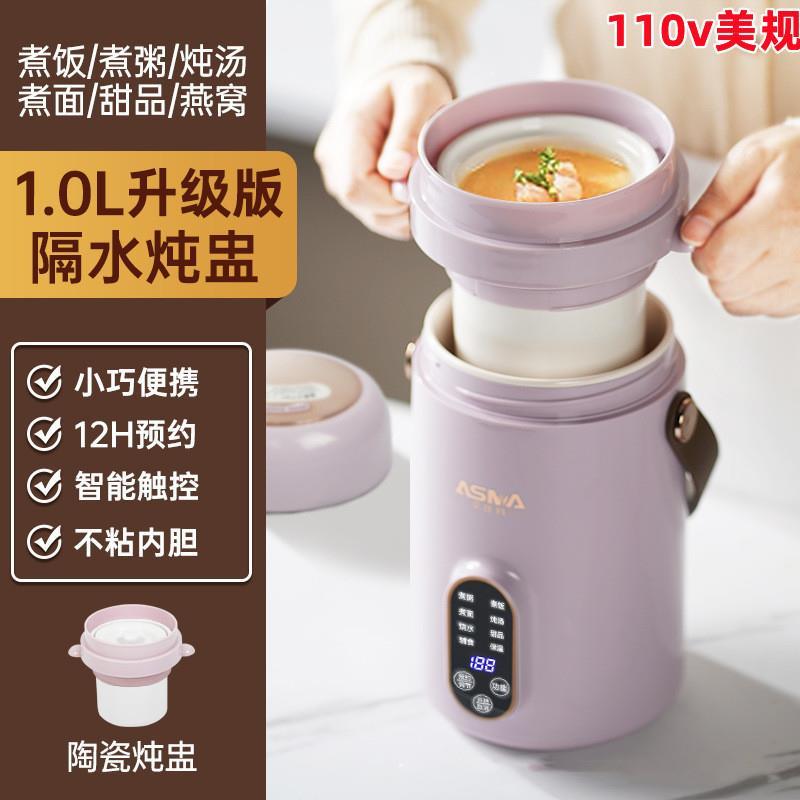 Pote de guisado elétrico multifuncional padrão americano 110v, panela de guisado de grande capacidade, pequena sopa port