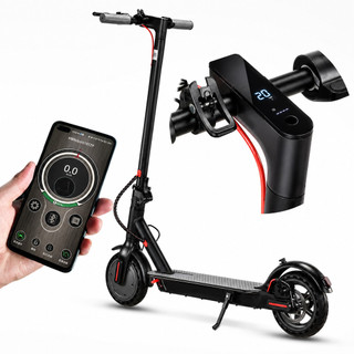 Patinete Elétrico Urbano Adulto 350W 8.5 Polegadas Dobrável Bluetooth App