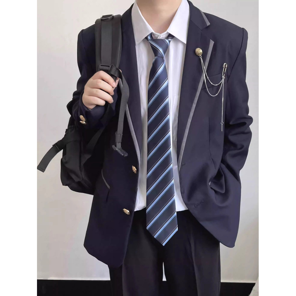 Original japonês terno estilo Preppy Campus DK terno jaqueta masculina uniforme classe uniforme material escolar primave