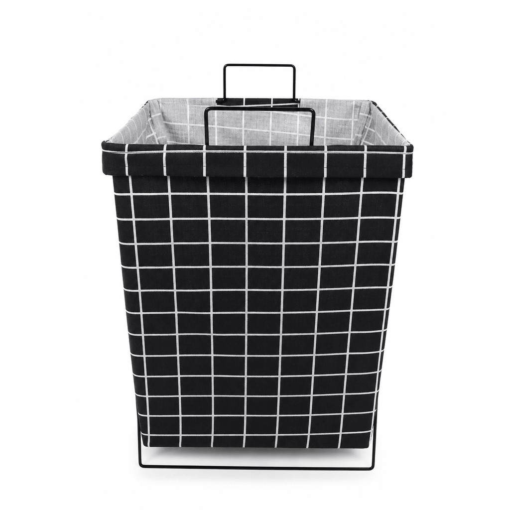 Cesto Suporte Organizador Roupa Suja Dobrável Multiuso 60cm