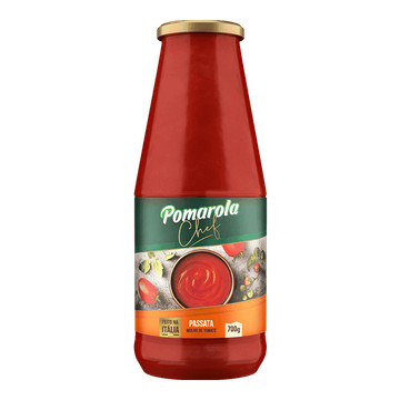 Pomarola Molho de tomate passata chef vidro 700g