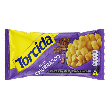 Torcida Salgadinho Sabor Churrasco 100g