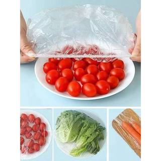 Kit 100/200/300 Tampa De Proteção Plástica Descartável Para Alimentos Potes Proteção p/ Alimentos Higiene na sua Cozinha