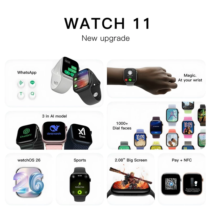 Relógio Smartwatch Microwear S11 Mini Series 11 42mm — foto 8