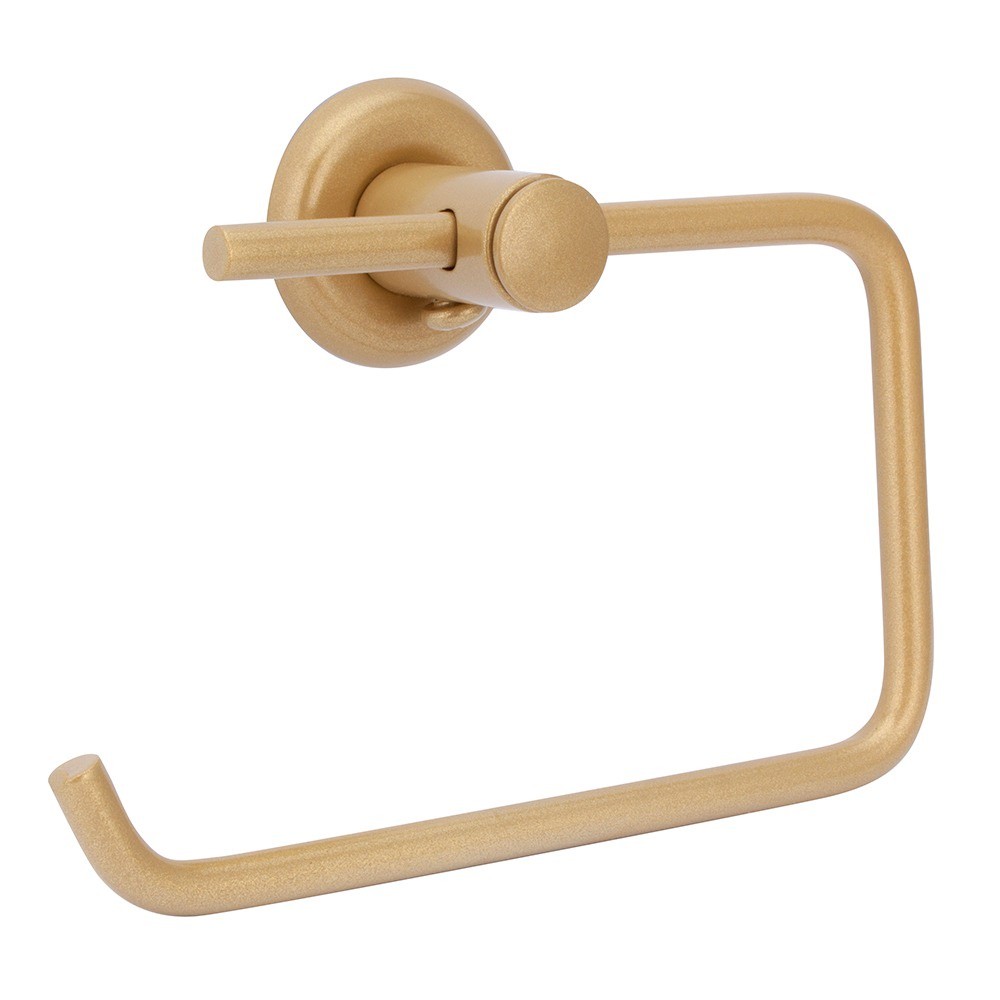 Porta Papel Higiênico Parede Banheiro Metal Gold Dourado Papeleira
