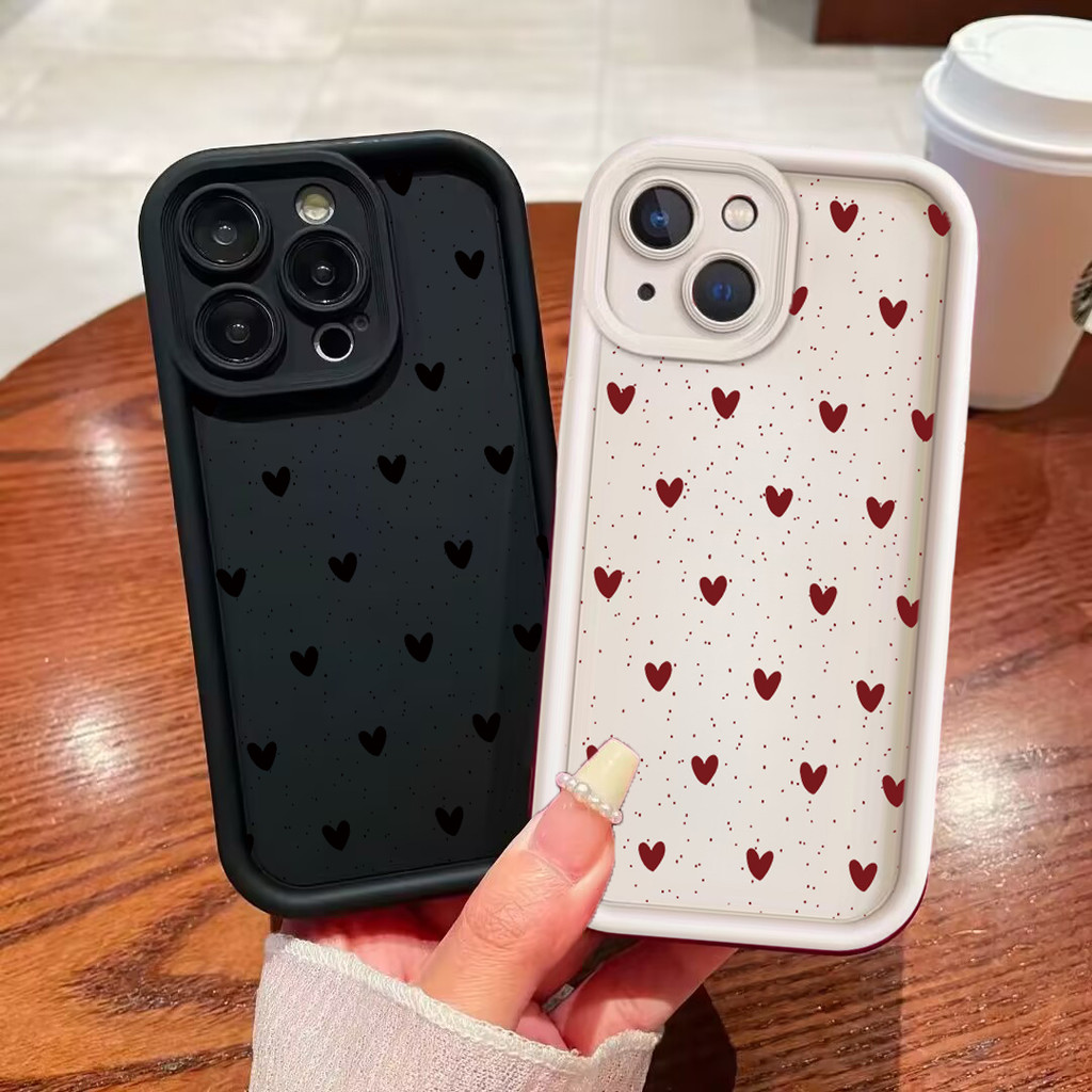 Amor Coração Escudo Para Samsung A57 A56 A55 A17 A07 A16 A15 A27 A54 A06 A35 A23 A14 A53 A13 A12 A25 A36 A73 A34 5G Caso