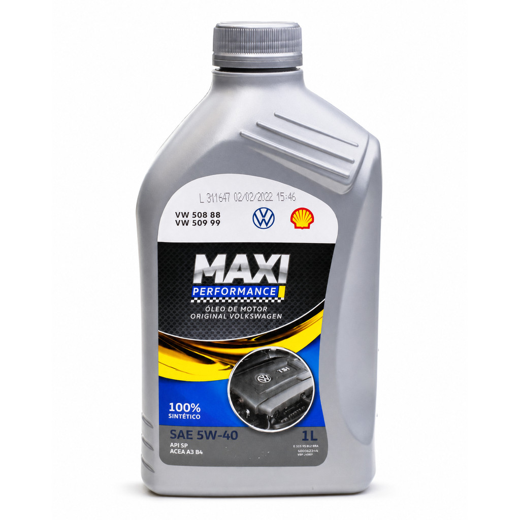 Óleo Sintético Volkswagen Maxi performance 5w40 API SN FOX GOL GOLF JETTA POLO SAVEIRO T-CROSS UP