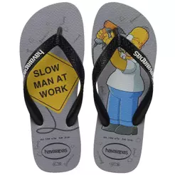 Havaianas Simpsons Cinza/Preto