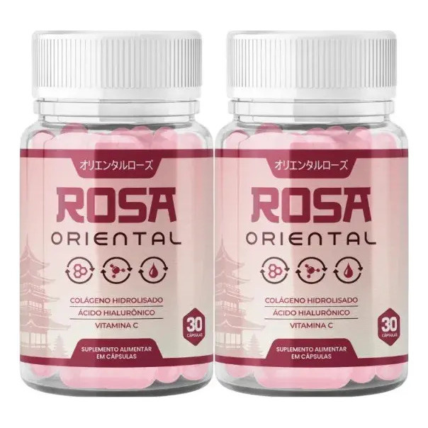 2x Rosa Oriental Original Total 60 Cápsulas