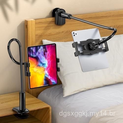 Suporte de Tablet com Braço Flexível Ajustável para Cama, Montagem com Grampo na Mesa, Compatível com Air Mini |   Galax