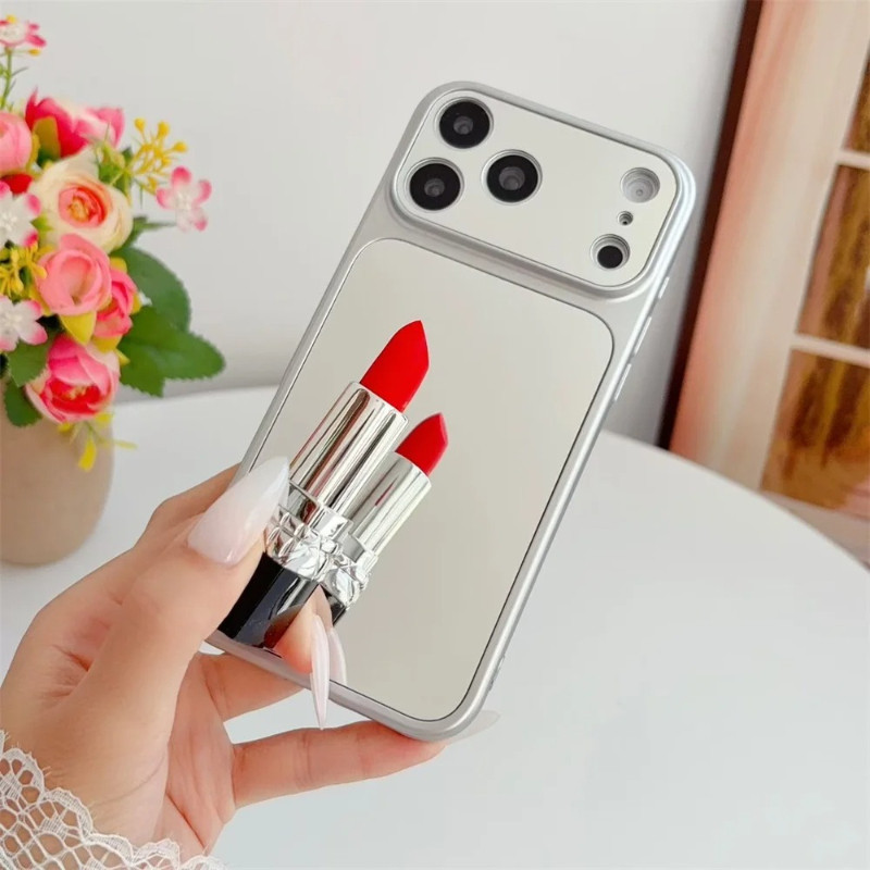 Capa De Telefone Luxuosa Com Espelho De Maquiagem Para Samsung Galaxy A27 A26 A25 A24 A23 A22 A21S A17 A16 A15 A14 A13 A