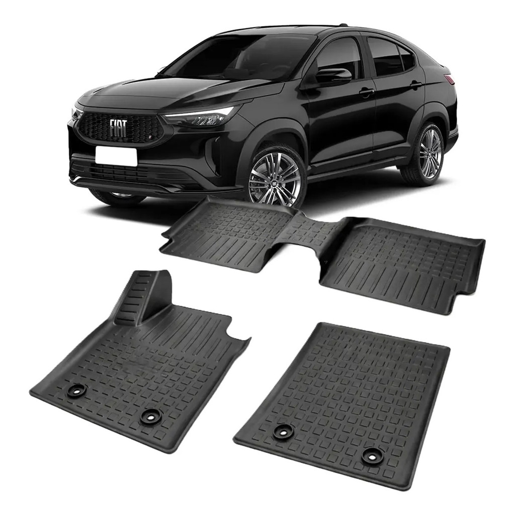 Kit Tapetes Bandeja Borracha Reforçado Fastback 2022 A 2026