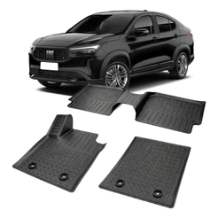 Kit Tapetes Bandeja Borracha Reforçado Fastback 2022 A 2026