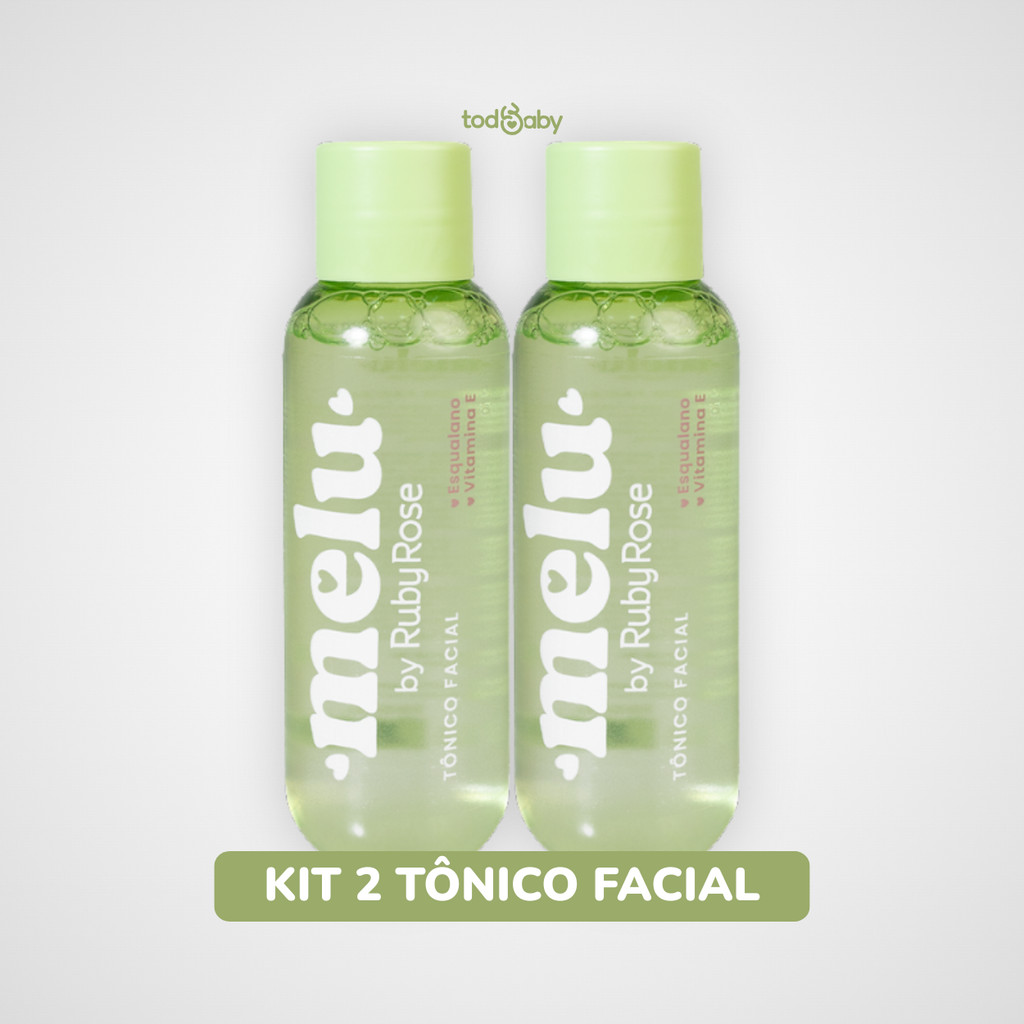 Kit 2 Tônico Facial Melu Ruby Rose® Controle de Oleosidade